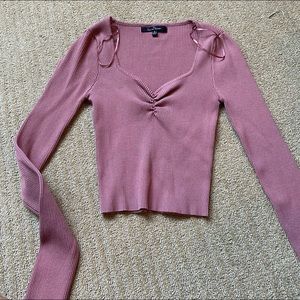 love tree long sleeve. dusty pink
